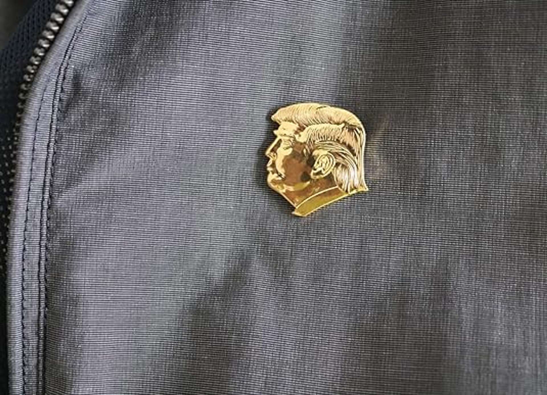 Gold Plated Trump Pin